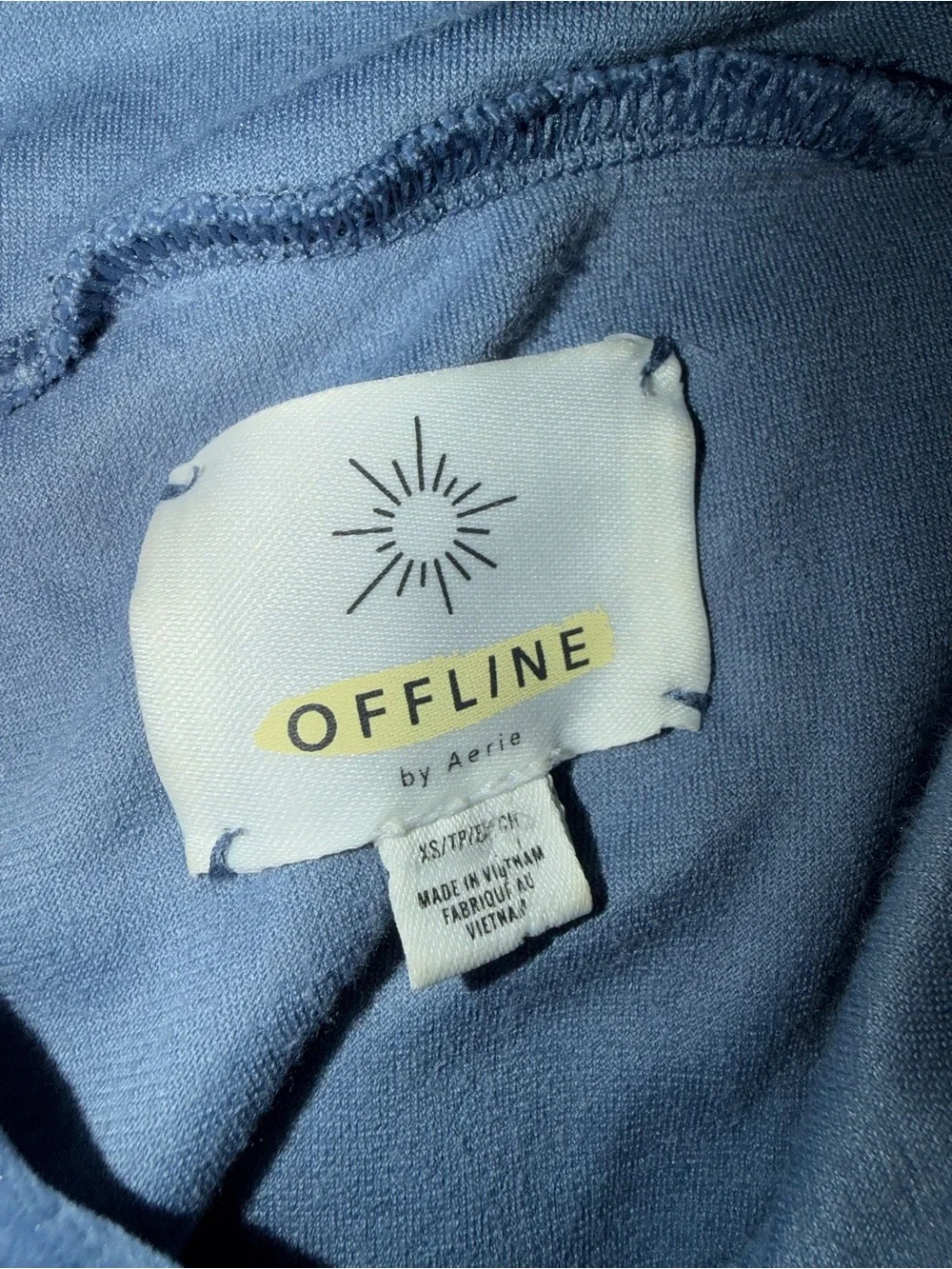 OFFLINE by Aerie Blue Velour Hoodie Jogger Set XS and XXSMatching Lounge Set